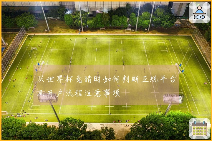 买世界杯竞猜时如何判断正规平台及开户流程注意事项